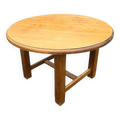 Table ronde chêne massif