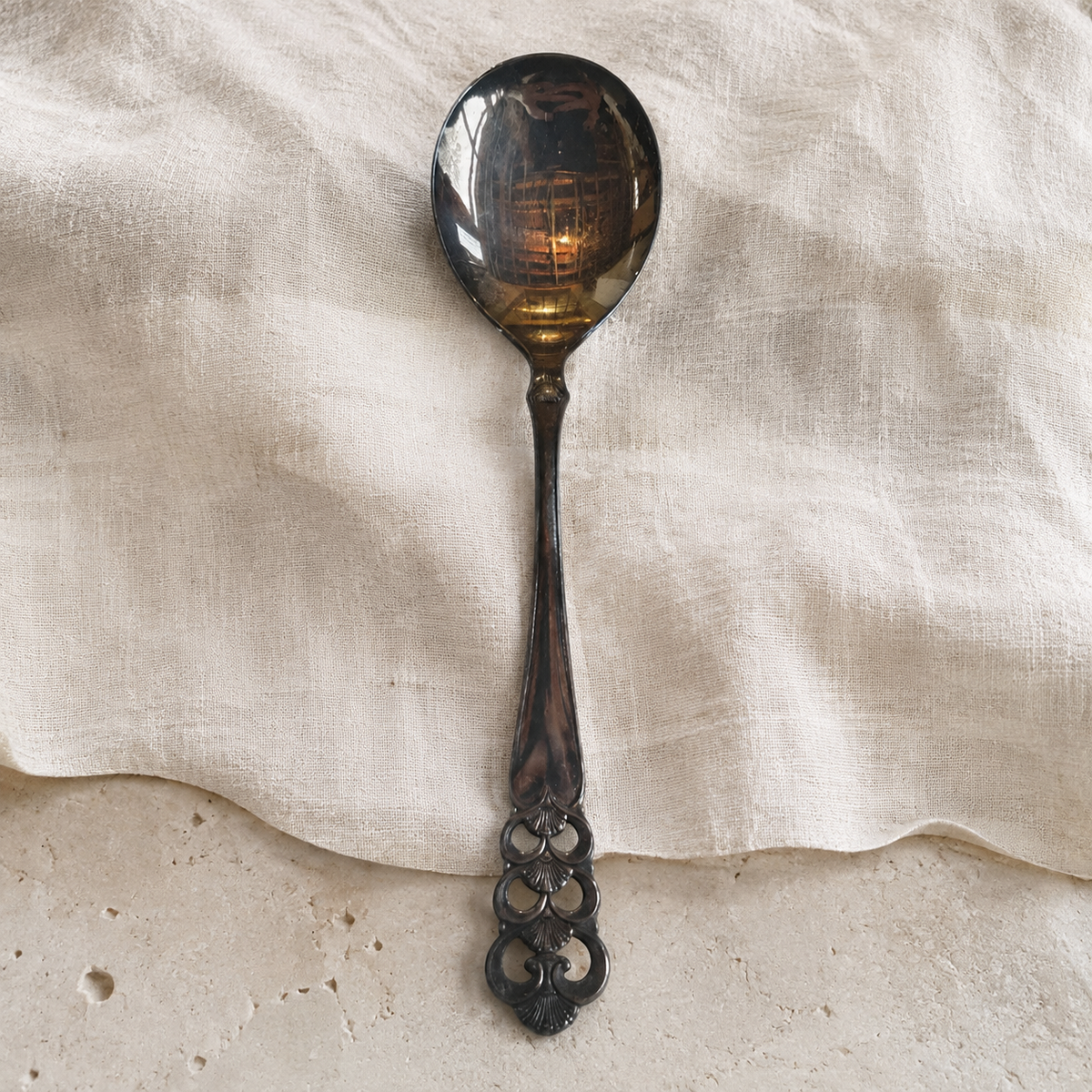 Cuillère en argent modèle Norrona de David Andersen