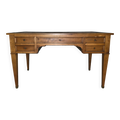 Bureau ancien Louis XVI / Directoire – cuir doré – 5 tiroirs- Clés