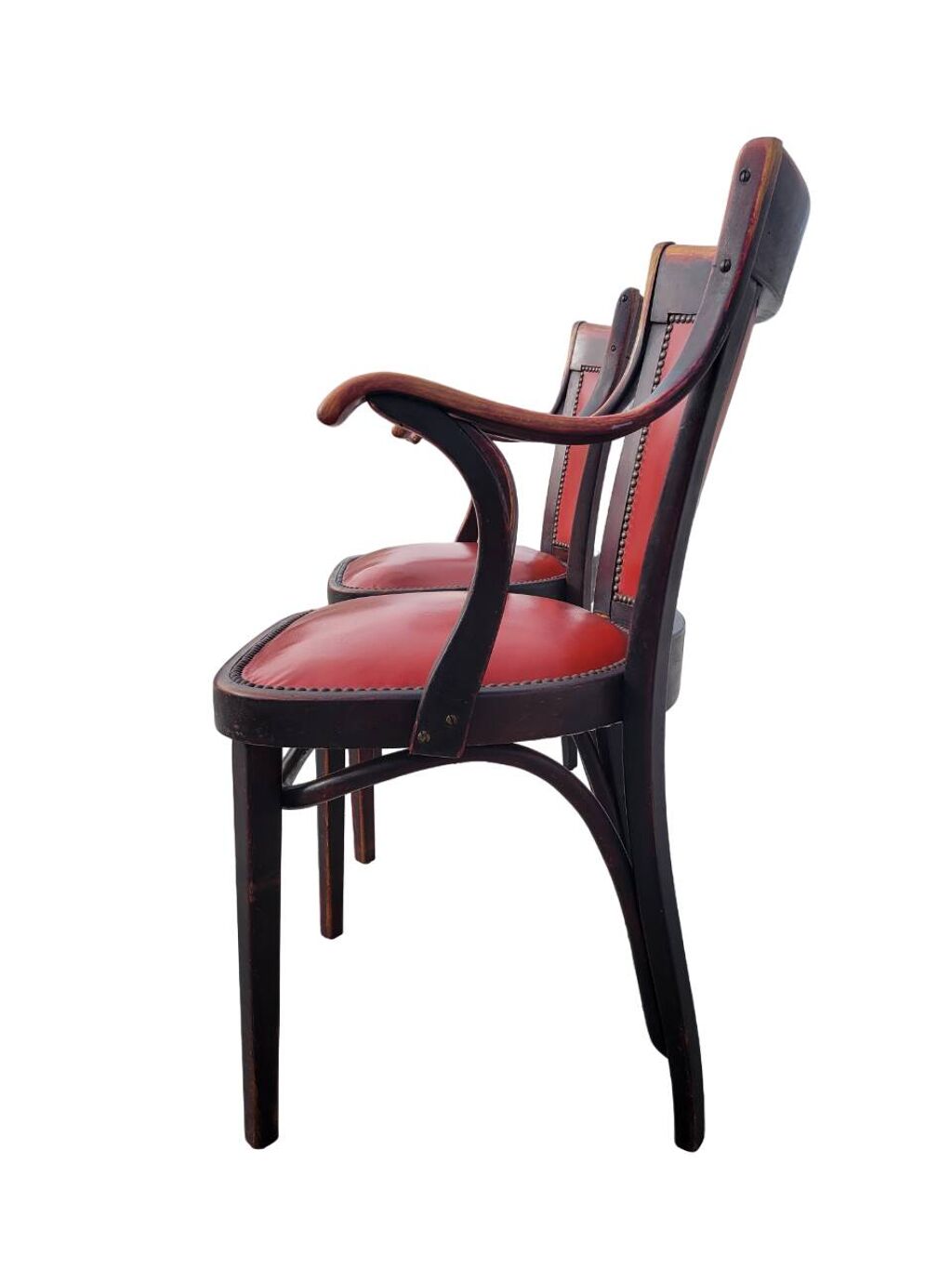 Ensemble de deux fauteuils originaux Thonet par Adolf Loos