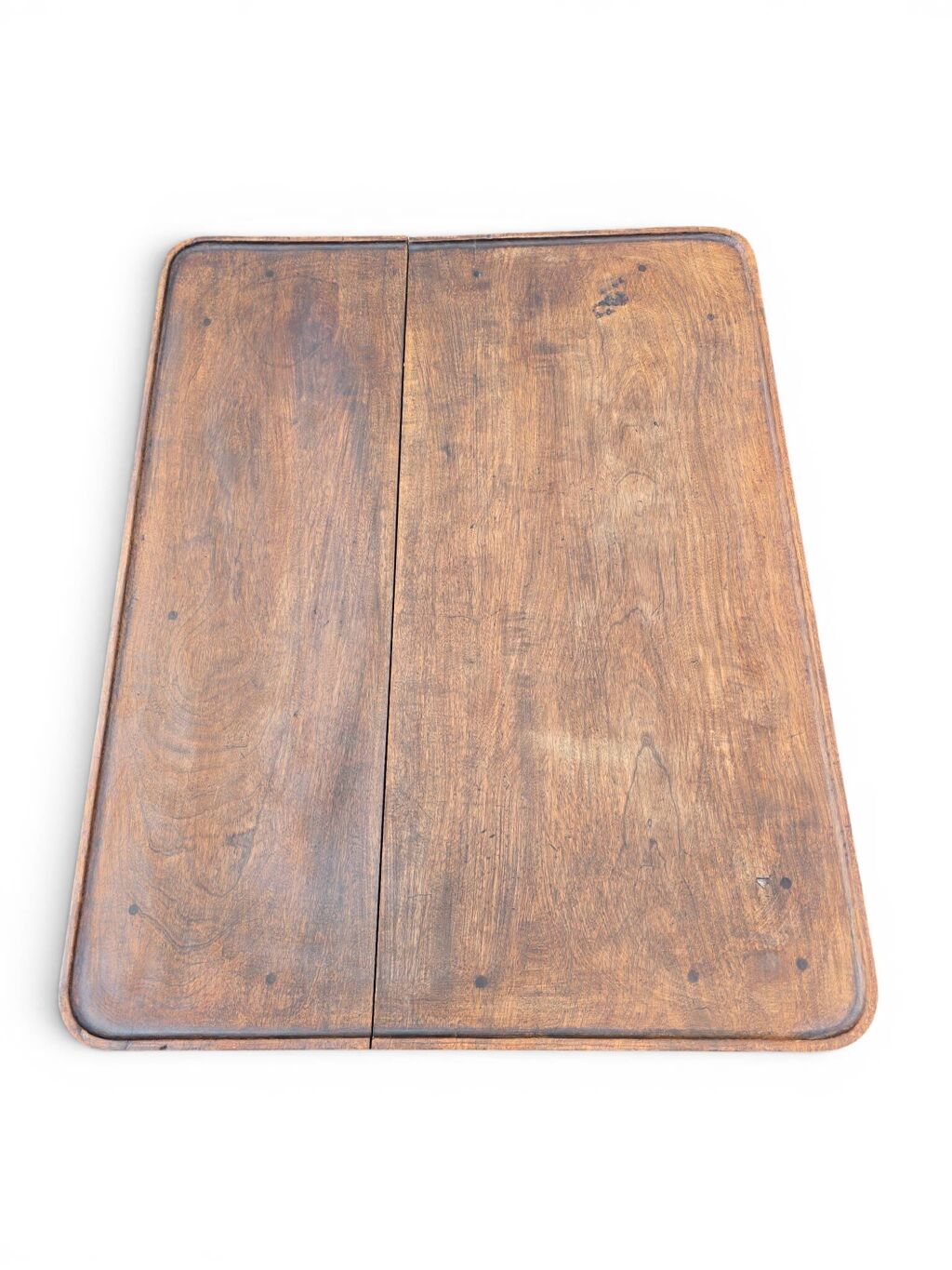 Table à jeux ancienne style Louis XVI en bois patiné