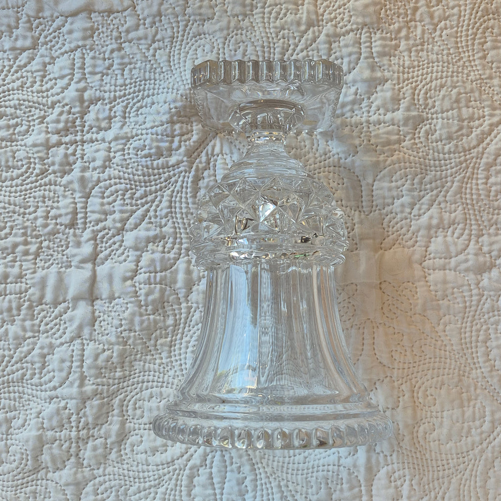 Vase en cristal signé Art Vannes France – Forme Médicis – 28 cm