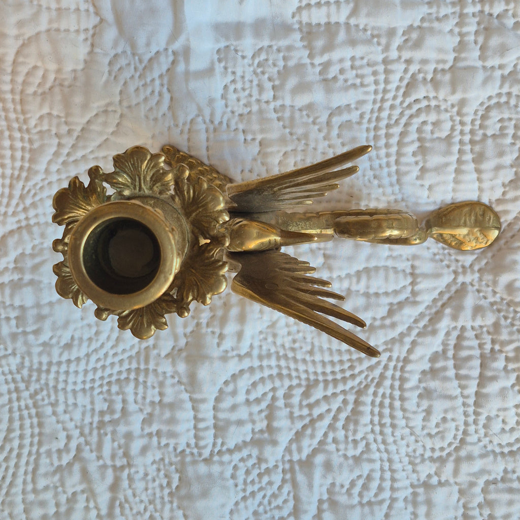 Paire de bougeoirs à décor de dragons ailés – Style Napoléon III