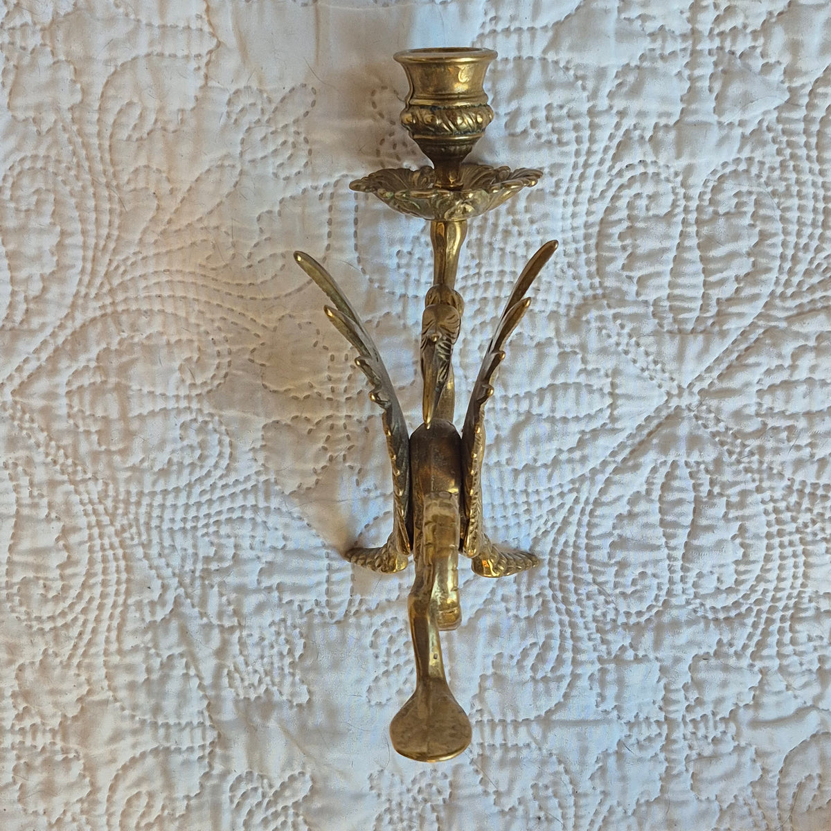 Paire de bougeoirs à décor de dragons ailés – Style Napoléon III