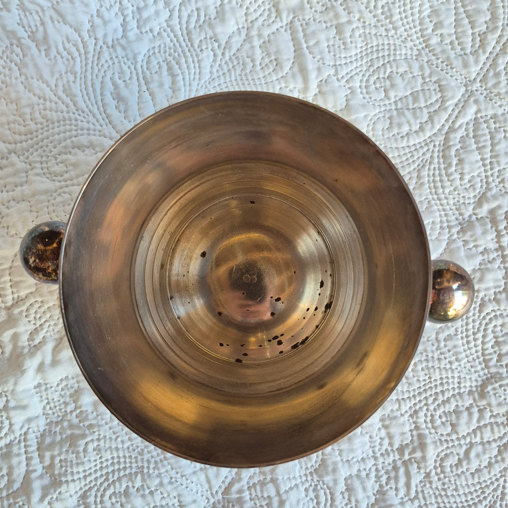 Ensemble de bar en métal argenté de style Art déco – Seau à champagne et shaker
