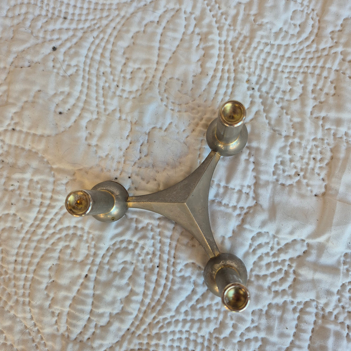 Paire de bougeoirs modulables vintage Nagel S22