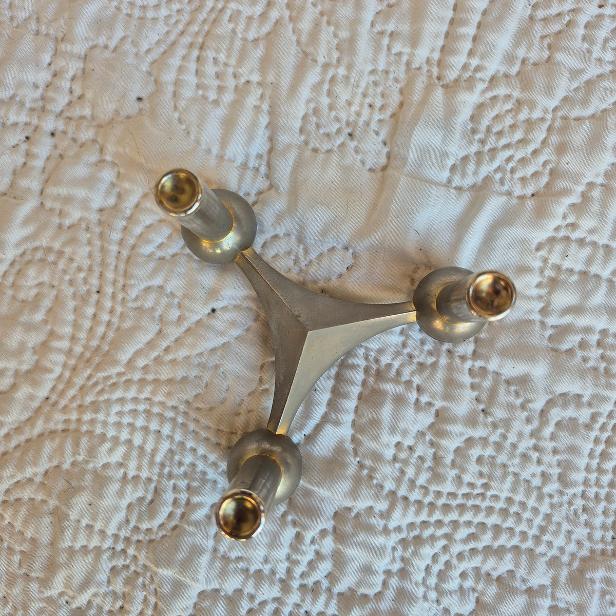 Paire de bougeoirs modulables vintage Nagel S22