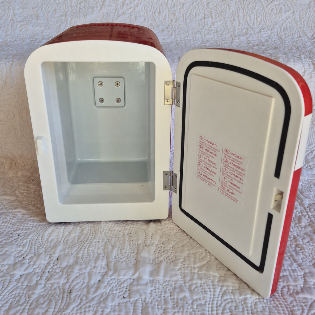 Mini-frigo Coca-Cola « Ice Cold » 4 litres – Design rétro rouge et blanc