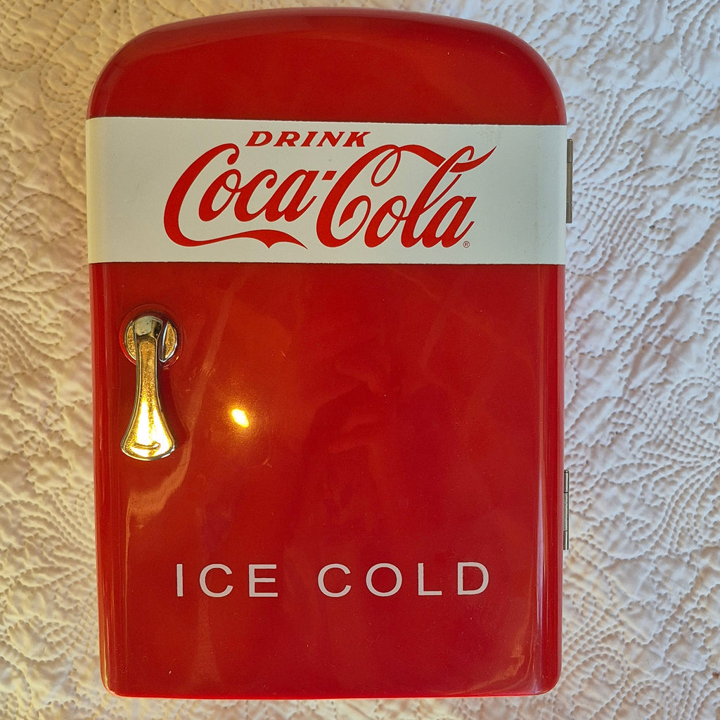 Mini-frigo Coca-Cola « Ice Cold » 4 litres – Design rétro rouge et blanc