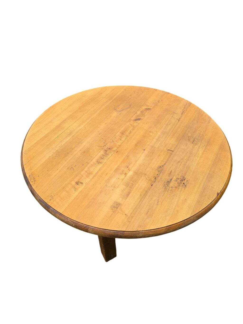 Table ronde chêne massif