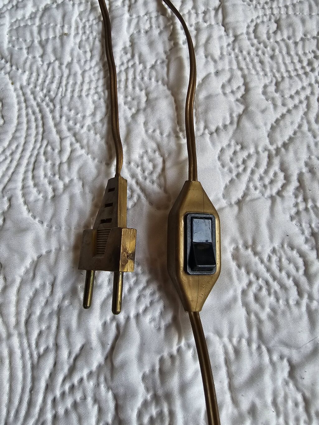 Jolie lampe ancienne en laiton type chandelier