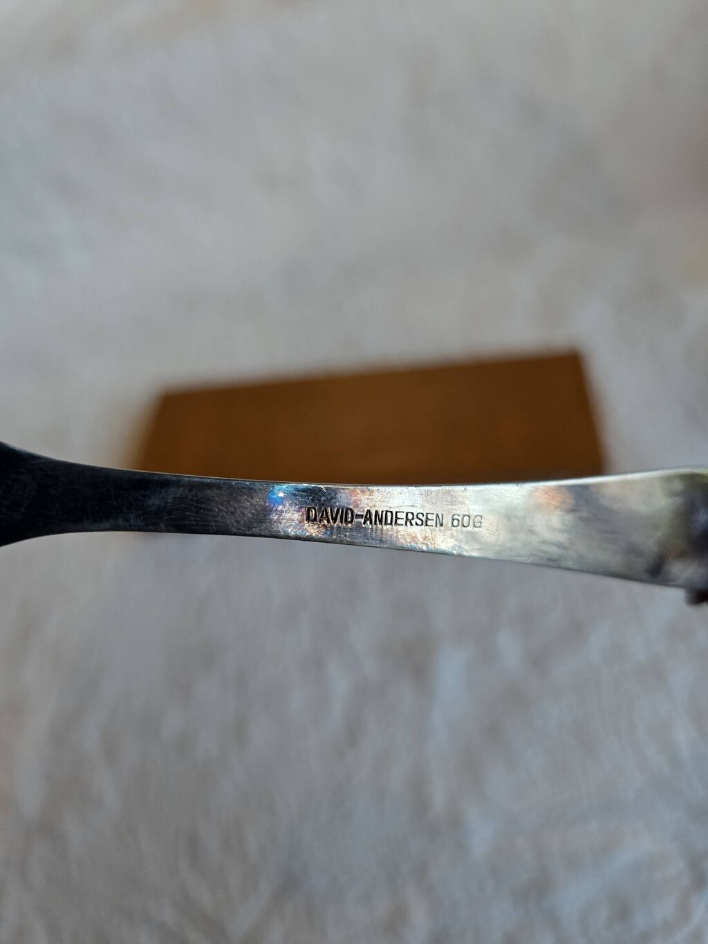 Cuillère en argent modèle Norrona de David Andersen