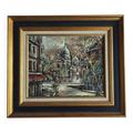 Tableau Paris place du Tertre par Claude Lorrain