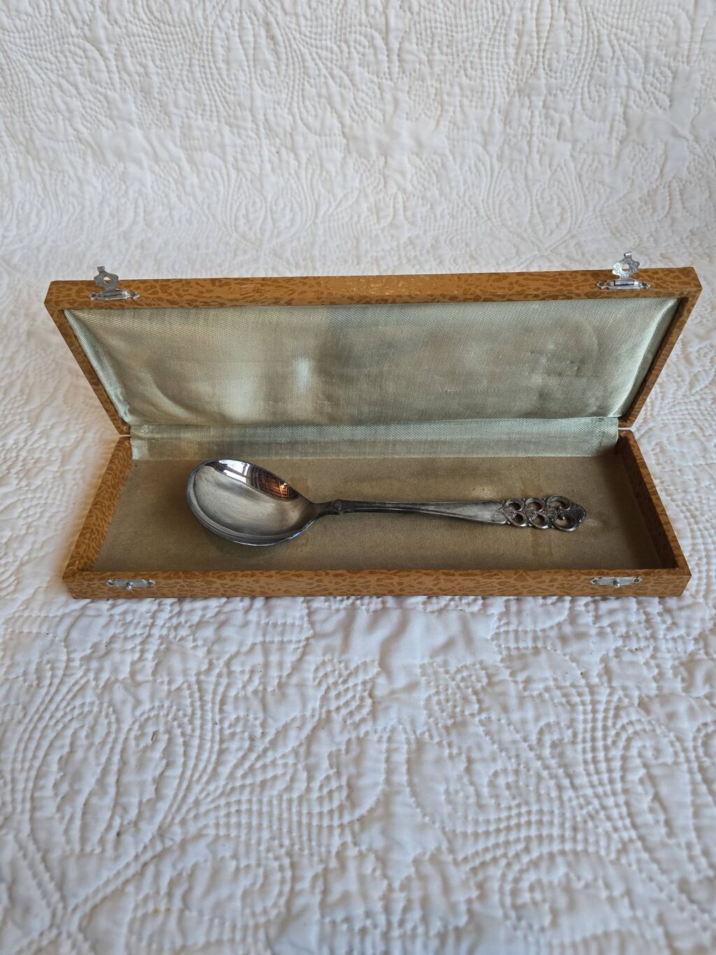 Cuillère en argent modèle Norrona de David Andersen