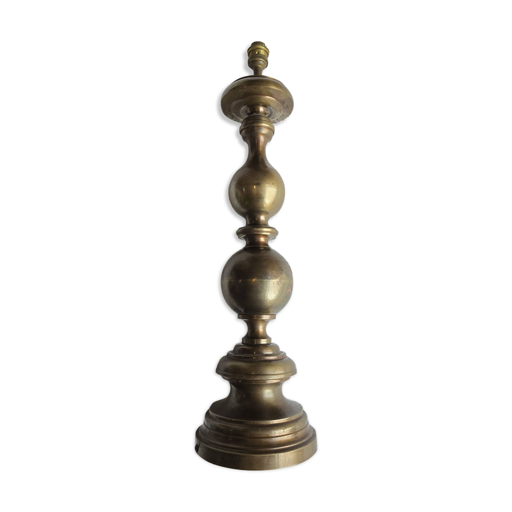 Jolie lampe ancienne en laiton type chandelier