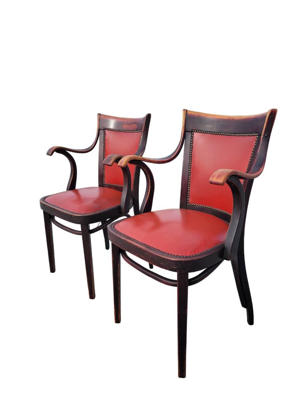 Ensemble de deux fauteuils originaux Thonet par Adolf Loos