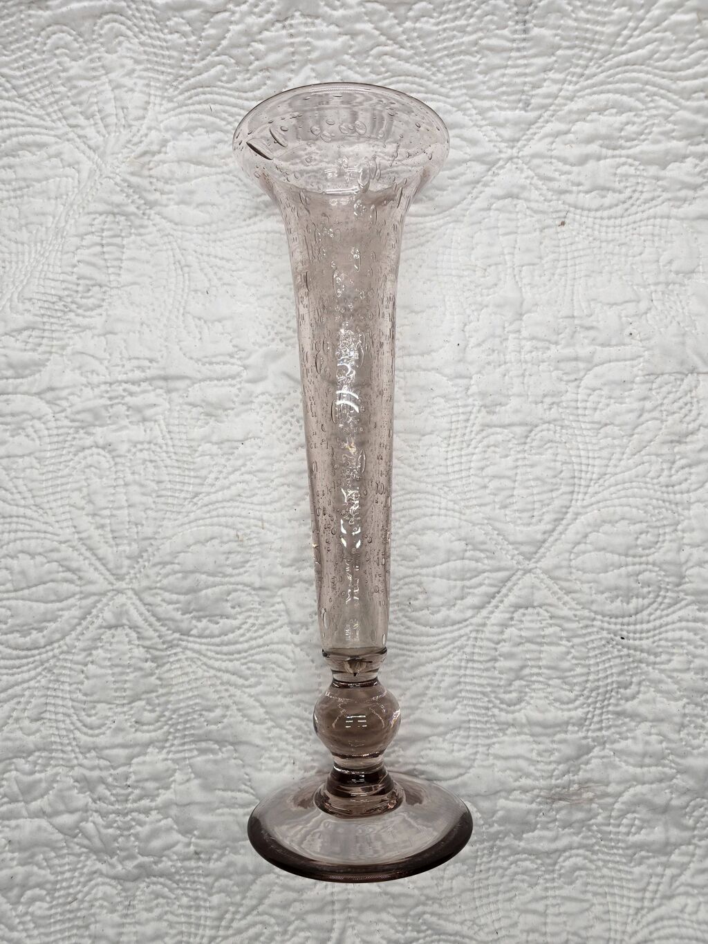 Vase en verre bullé style Biot