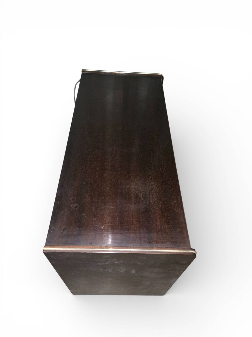 Cabinet bar années 50/60, intérieur capitonné &amp; éclairage