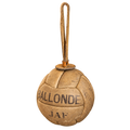 Ancienne ballonde JAF en cuir avec lanière – Sport vintage