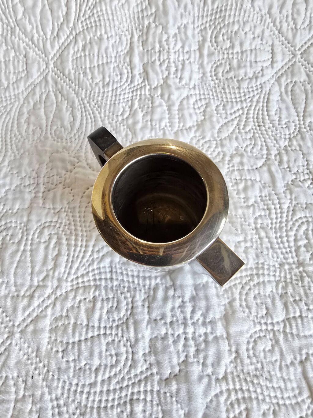 Service à thé et café Art déco en métal argenté et bakélite, années 1930