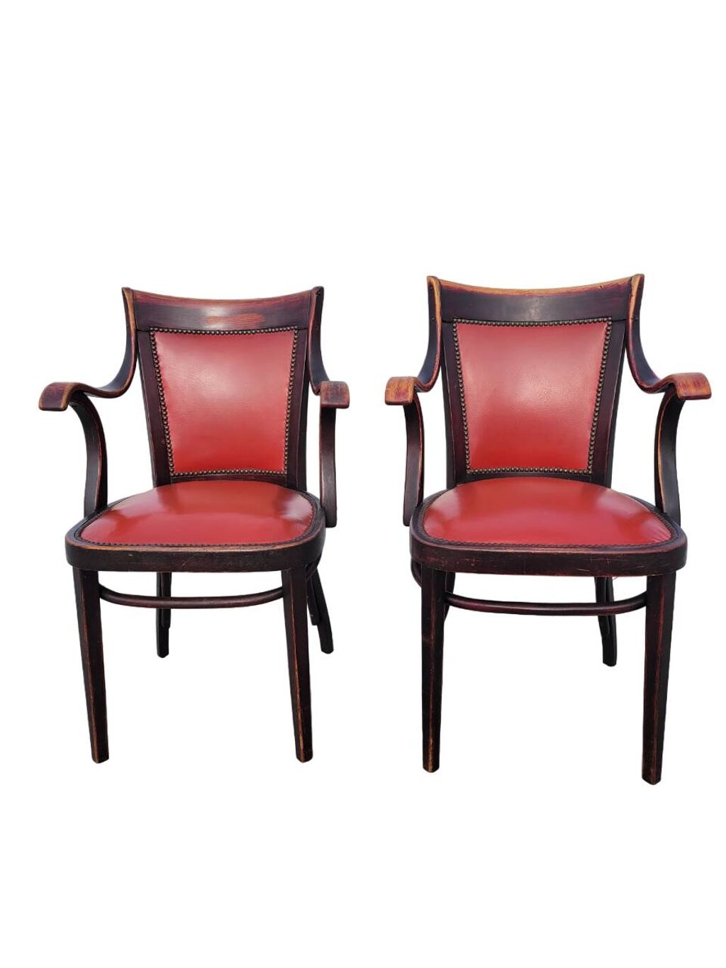 Ensemble de deux fauteuils originaux Thonet par Adolf Loos