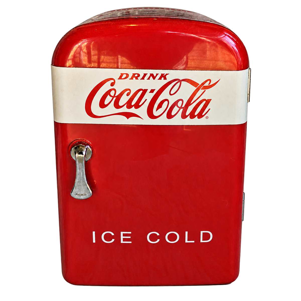 Mini-frigo Coca-Cola « Ice Cold » 4 litres – Design rétro rouge et blanc