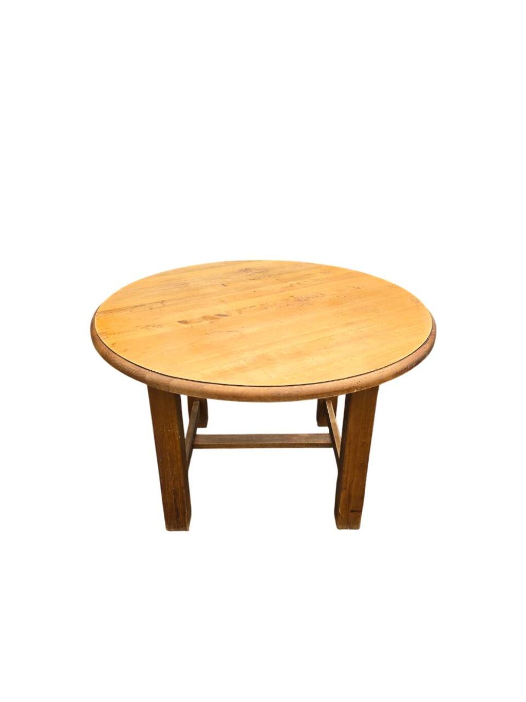 Table ronde chêne massif