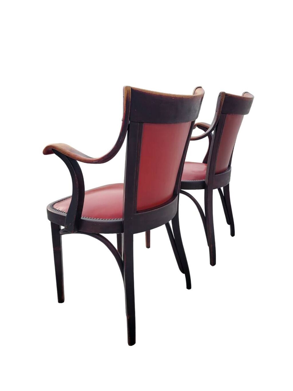 Ensemble de deux fauteuils originaux Thonet par Adolf Loos